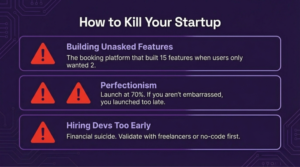 What Is a Minimum Viable Product for Female Entrepreneurs | Guide for women in startups | F/MS Startup Game 13 You delay launch to polish the design. You rewrite copy 47 times. You add "just one more small feature" every week.